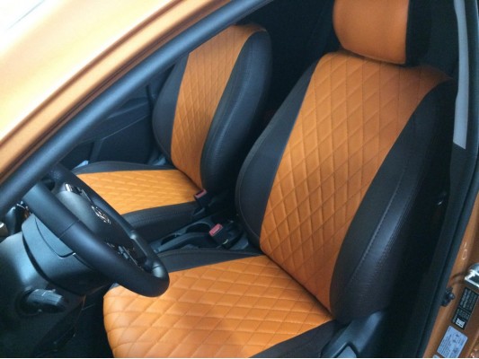 Авточехлы на Hyundai Solaris 2